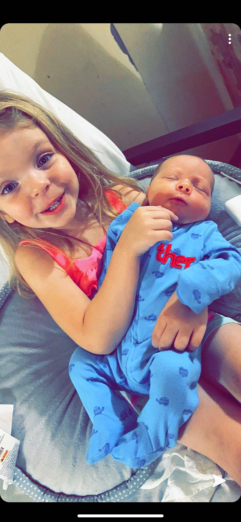 Delaney joined the competition — help win amazing prizes! baby, baby_products, baby_toddler_clothing, birth, child, child_model, comfort, day_dress, eye, face, finger, hand, head, iris, mouth, nail, nose, person, skin, thumb