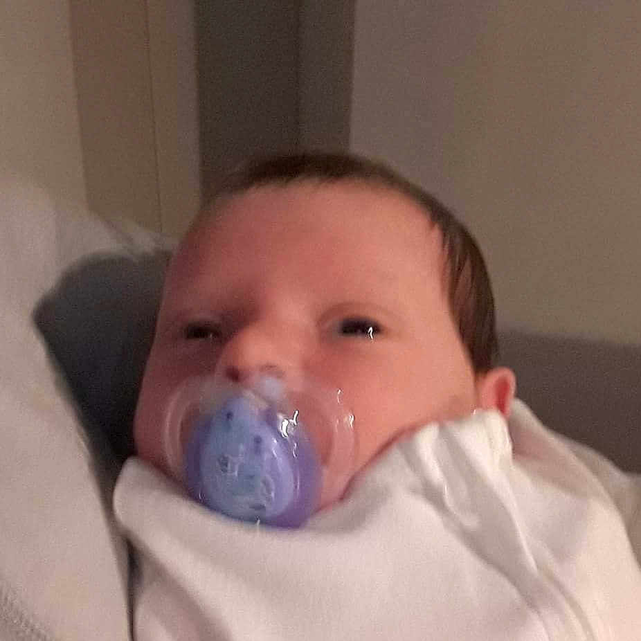 Marcy is registered to the contest to win money with this photo: baby, bedtime, cheek, child, face, head, infant_formula, mouth, nose, product, skin, toddler