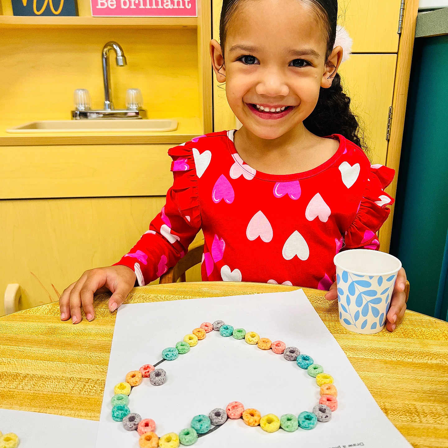 Kamilah Franklin joined the competition — help win amazing prizes! accessories, bead, child, cup, disposablecup, face, female, furniture, girl, head, indoors, jewelry, necklace, person, photography, portrait, sink, symbol, table, text