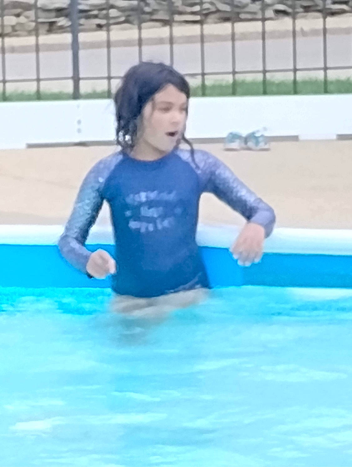 Jeanette is registered to the contest to win money with this photo: aqua, azure, championship, competition, competition_event, electric_blue, fun, individual_sports, leisure, leisure_centre, liquid, person, personal_protective_equipment, recreation, sports, sportswear, swimmer, swimming_pool, t_shirt, vacation