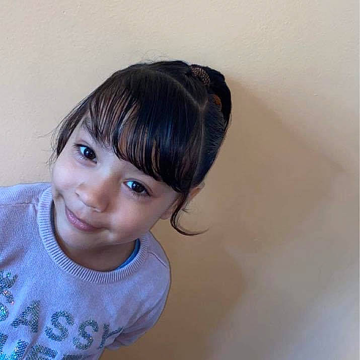 Lynnette is registered to the contest to win money with this photo: bangs, bob_cut, bowl_cut, brown_hair, bun, chignon, ear, electric_blue, eyelash, fashion_accessory, flash_photography, hair_coloring, happy, headpiece, hime_cut, jaw, joy, layered_hair, makeover, person