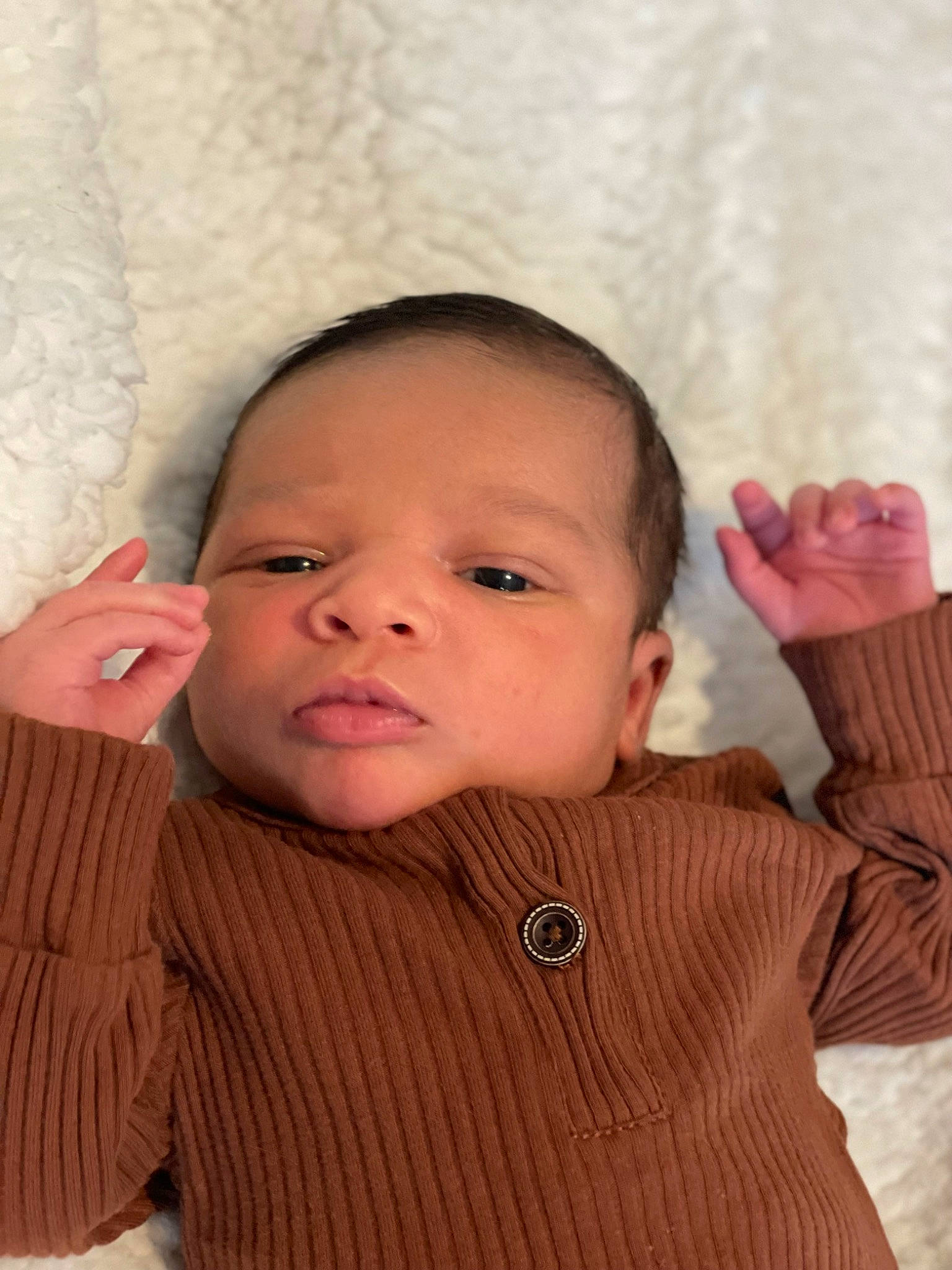 Adrian joined the competition — help win amazing prizes! baby, baby_toddler_clothing, cheek, collar, eye, eyebrow, finger, forehead, gesture, happy, head, iris, lip, mouth, neck, nose, person, skin, sleeve, textile