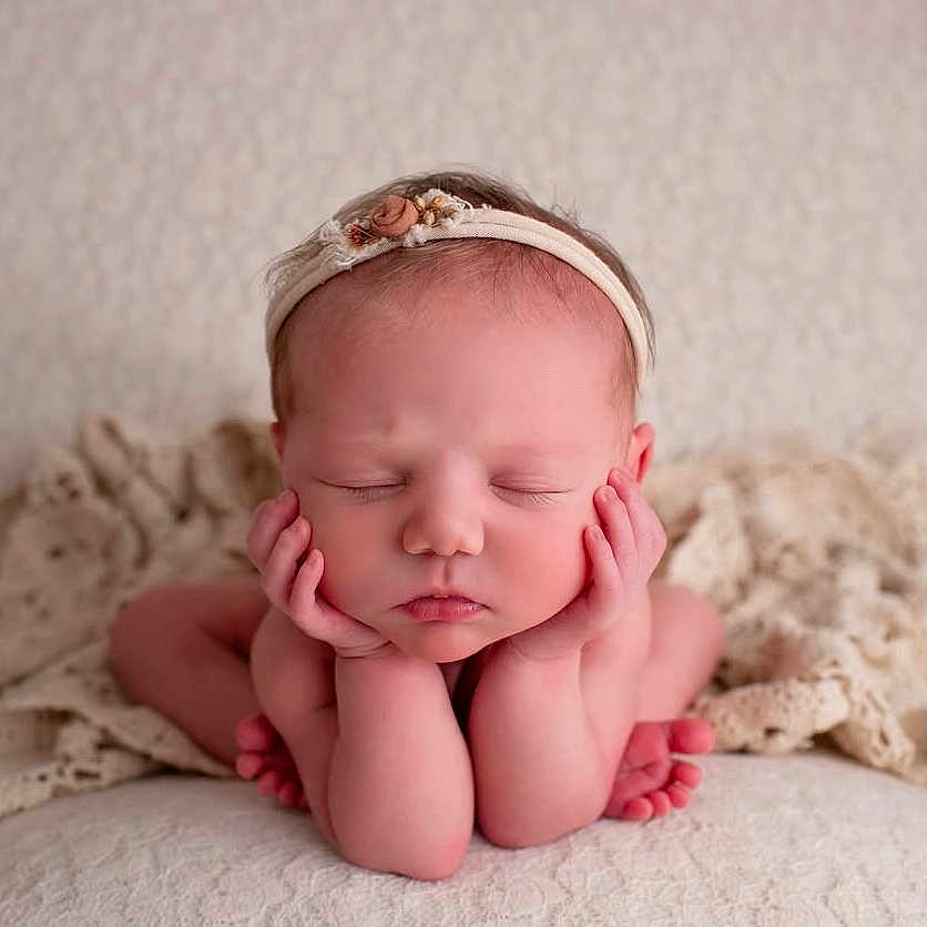 Dillon joined the competition — help win amazing prizes! baby, blanket, closeup, cozy, crawling_pose, cute, face, fingers, hands, headband, infant, newborn, peaceful, portrait, resting, skin, sleeping, soft, texture, toes