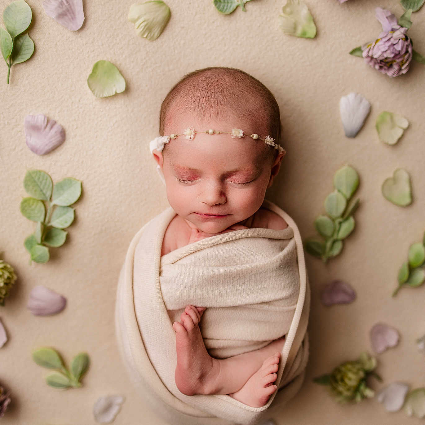 Adaline joined the competition — help win amazing prizes! baby, bed, blanket, bodypart, bonnet, clothing, crib, face, finger, furniture, hand, hat, head, infantbed, newborn, person, photography, plant, portrait, sleeping