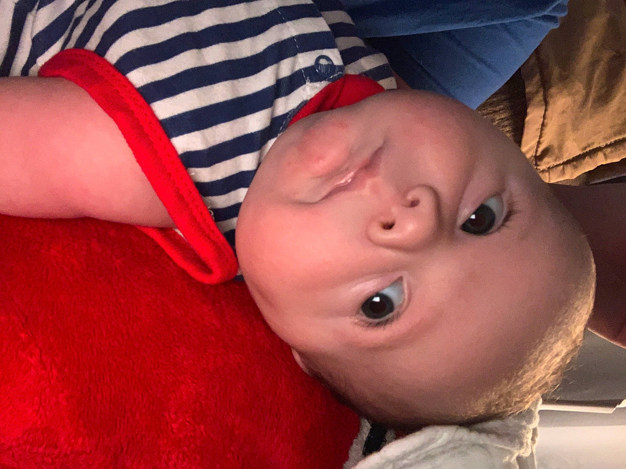 Kamryn joined the competition — help win amazing prizes! baby, cheek, child, chin, close_up, ear, eye, face, finger, hand, head, lip, mouth, nail, nose, person, skin, toddler