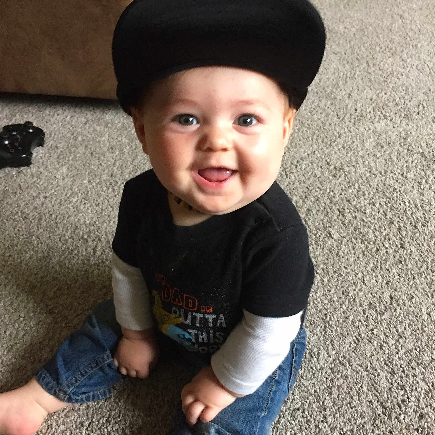 Conrad is registered to the contest to win money with this photo: child, cool, eye, fun, girl, organ, smile