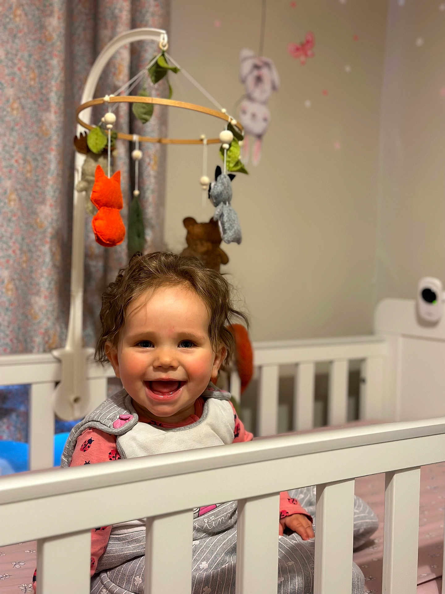 Tilly joined the competition — help win amazing prizes! baby, bed, cradle, crib, cushion, face, furniture, happy, head, homedecor, indoors, infantbed, laughing, nursery, person, photography, plush, portrait, room, toy