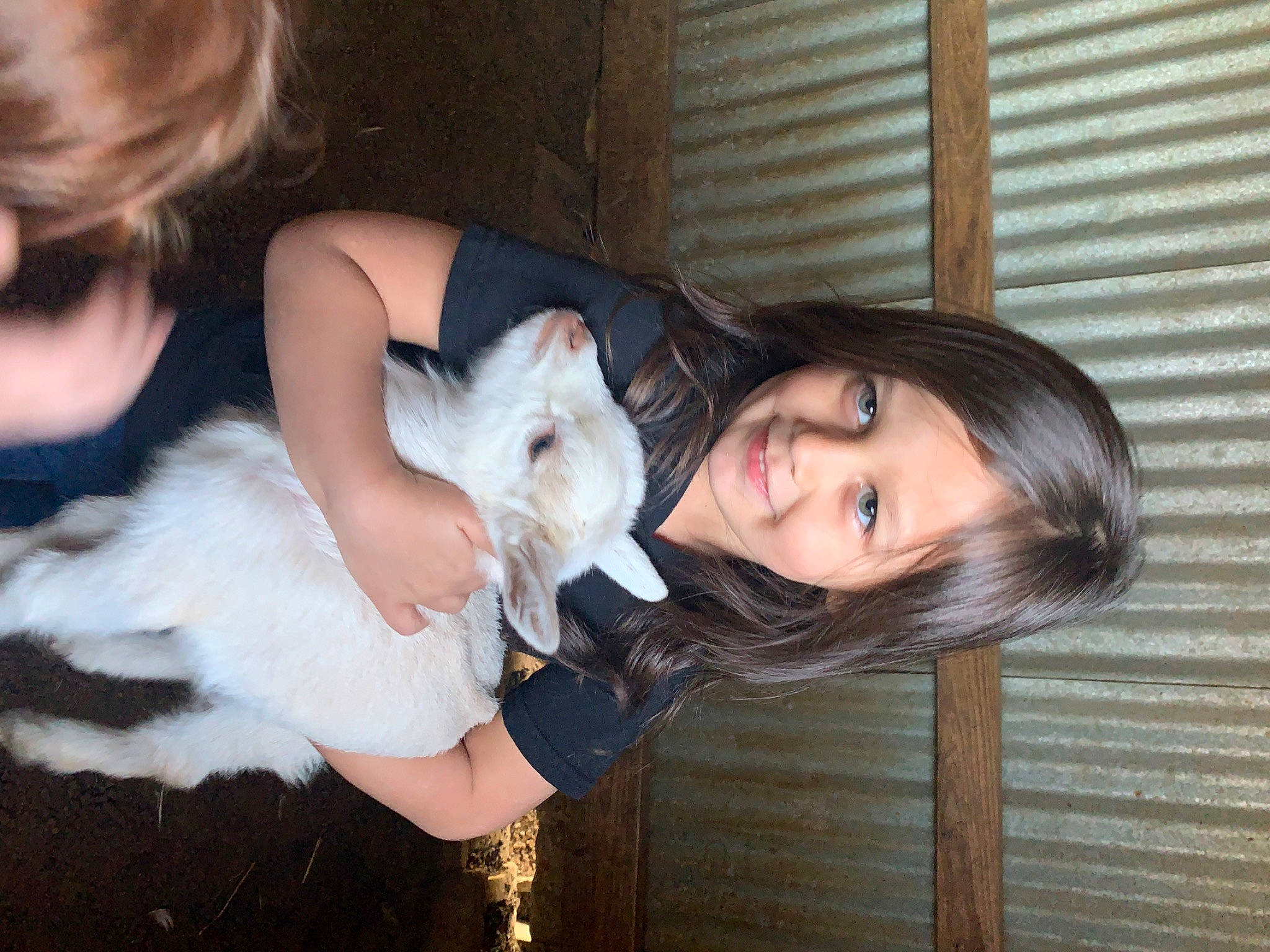 Ryder joined the competition — help win amazing prizes! bangs, companion_dog, dress, eye, fawn, flash_photography, hair, happy, human_body, iris, joy, long_hair, mammal, person, shoulder, skin, smile, textile, toddler, toy