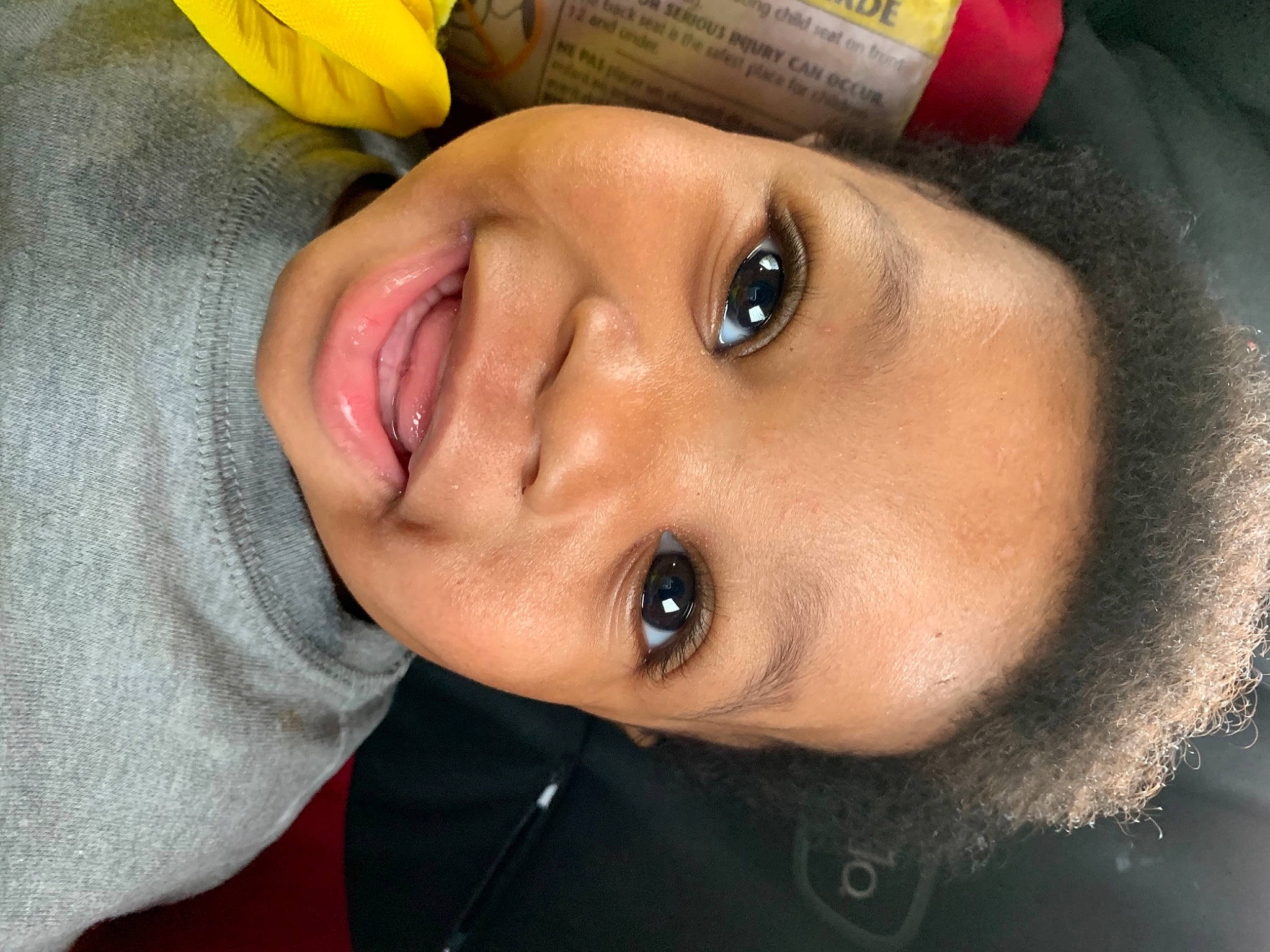 Khyree joined the competition — help win amazing prizes! black_hair, cheek, ear, eye, eyebrow, eyelash, forehead, hair, happy, head, iris, jaw, lip, mouth, nose, person, skin, smile, toddler, water