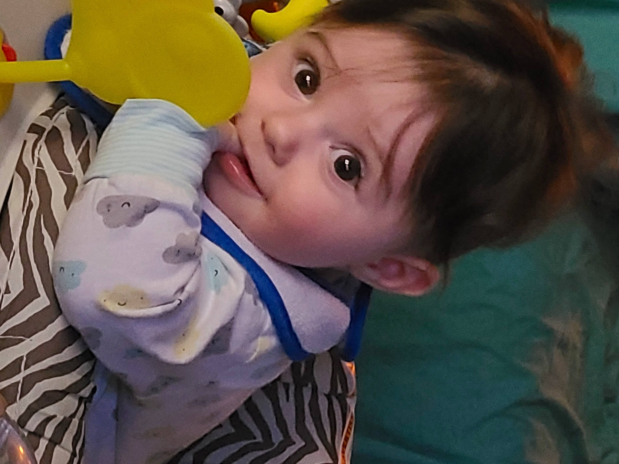 Adrian joined the competition — help win amazing prizes! baby, baby_playing_with_toys, baby_products, baby_toddler_clothing, baby_toys, cheek, child, drinkware, eyelash, fun, happy, nose, person, plastic, play, room, smile, stuffed_toy, t_shirt, toddler