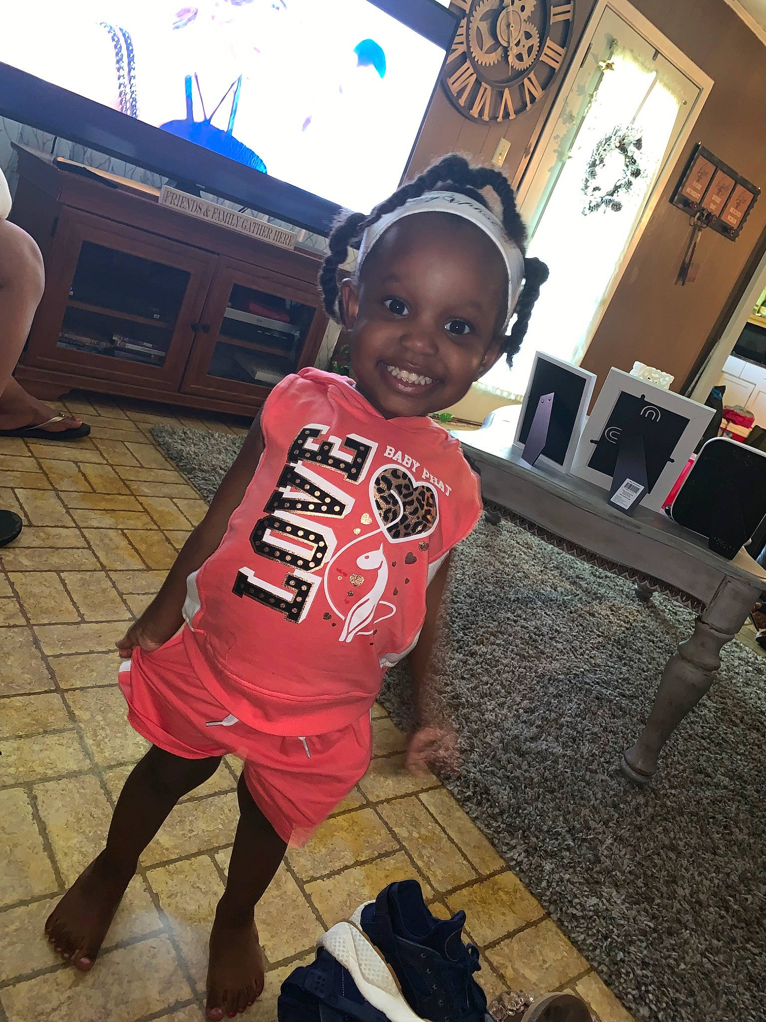 Amya joined the competition — help win amazing prizes! child, cool, joy, person, pink, t_shirt, vacation