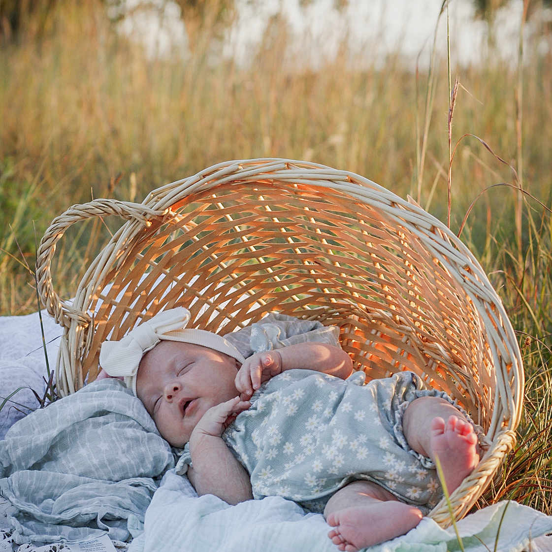 Melody is registered to the contest to win money with this photo: baby, basket, bed, blanket, clothing, cradle, crib, face, furniture, happy, hat, head, infantbed, newborn, person, photography, portrait, quilt, sleeping, smile