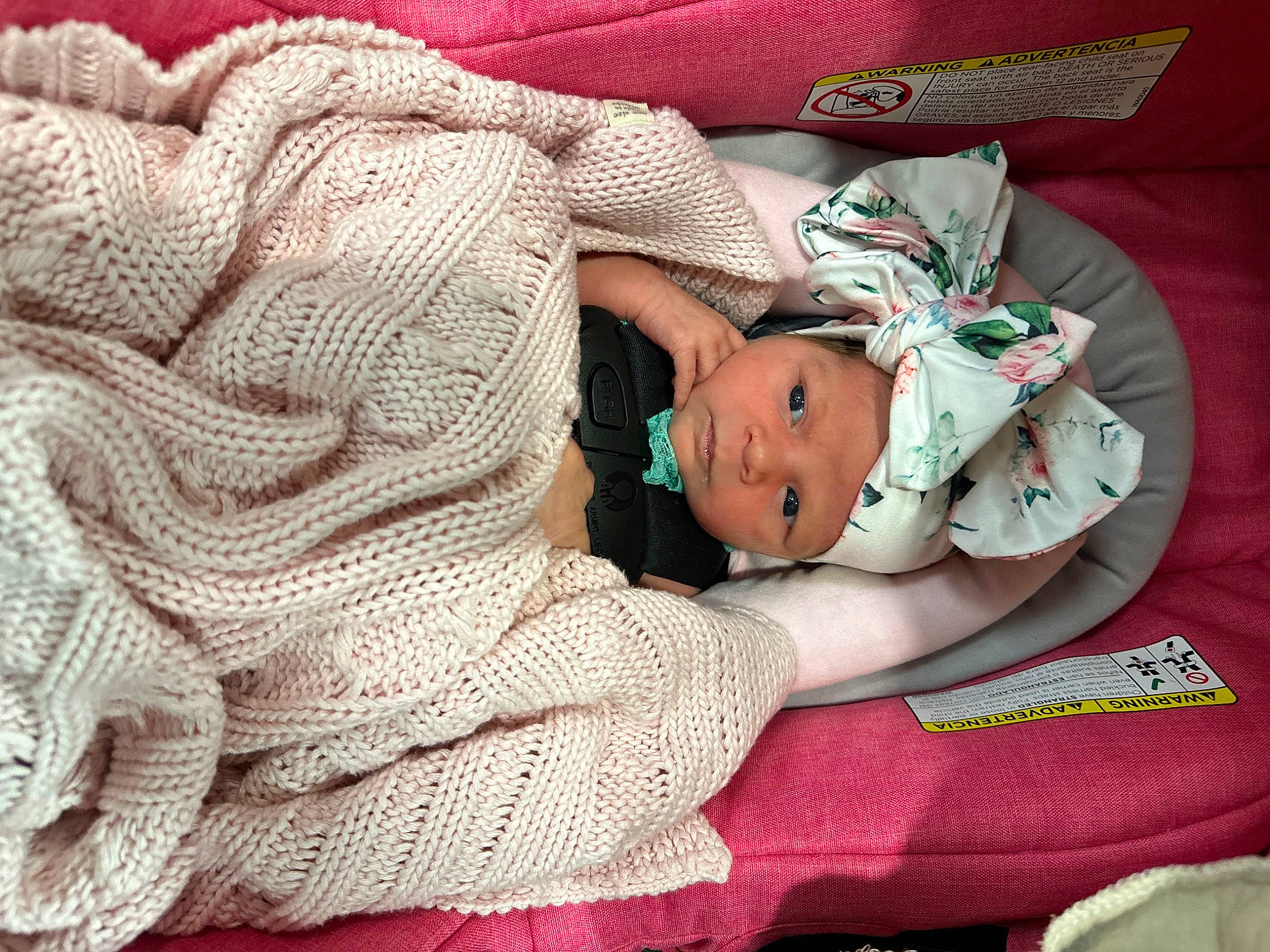 Haisley is registered to the contest to win money with this photo: baby, baby_products, baby_sleeping, baby_toddler_clothing, bedtime, cheek, child, comfort, head, headwear, human_body, lap, linens, nap, pattern, person, pink, room, skin, sleeve