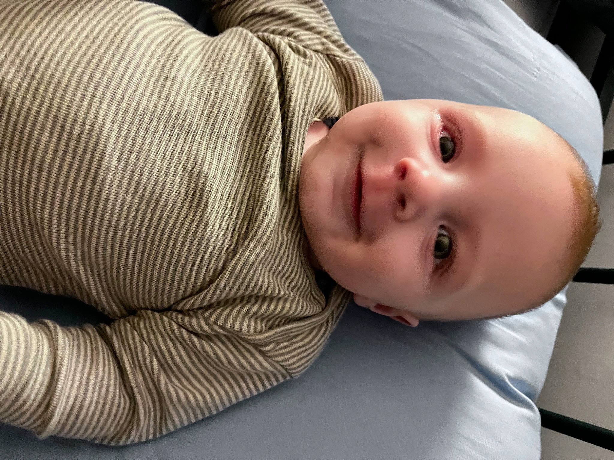 Bentley is registered to the contest to win money with this photo: baby, baby_toddler_clothing, cheek, child, comfort, flash_photography, grass, happy, hat, headgear, joy, lip, nose, person, portrait_photography, sitting, sleeve, smile, toddler, tree