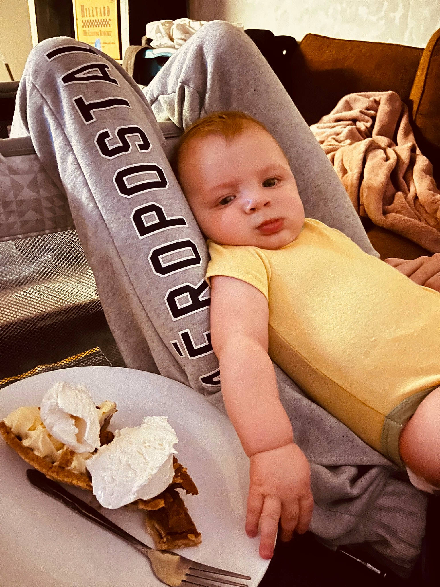 Bentley joined the competition — help win amazing prizes! baby, baby_toddler_clothing, chair, comfort, comfort_food, cuisine, dish, fast_food, finger_food, food, food_craving, frozen_dessert, ingredient, junk_food, linens, milk, person, sweetness, tableware, thigh