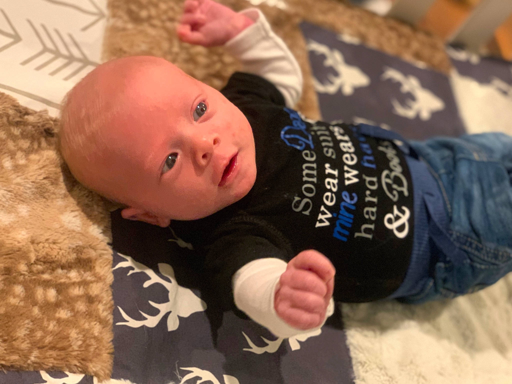 Casen is registered to the contest to win money with this photo: baby, cheek, child, head, person, toddler