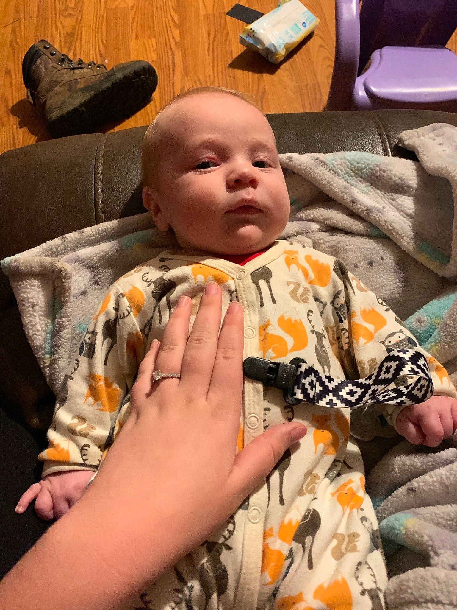 Dallas is registered to the contest to win money with this photo: baby, child, finger, headwear, person, toddler