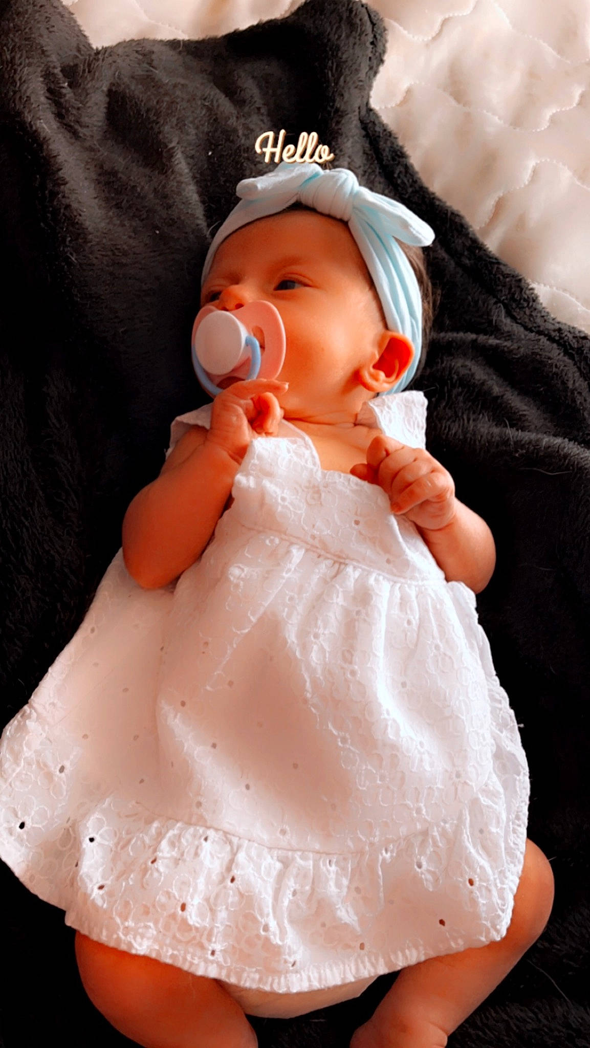 Arizona joined the competition — help win amazing prizes! arm, baby, baby_toddler_clothing, cheek, child, chin, dress, drinkware, eyelash, hand, headgear, human_body, lip, nail, person, pink, skin, sleeve, thumb, toddler