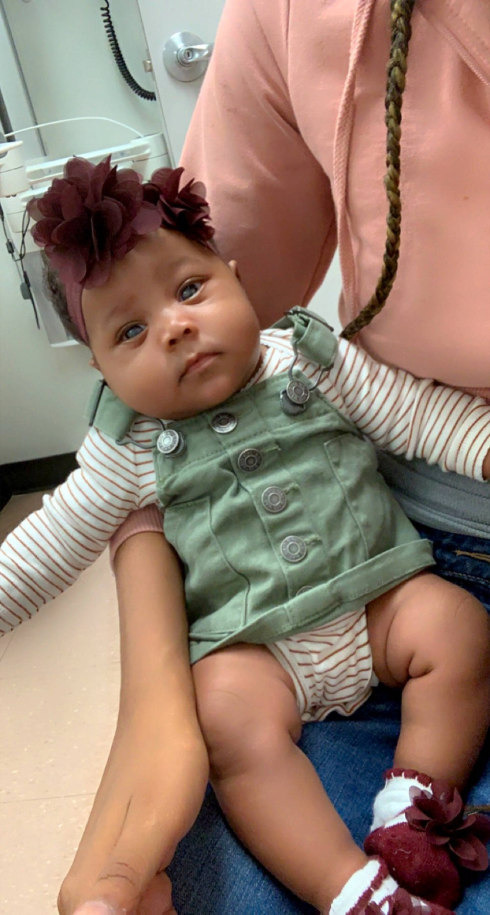 Ariyah joined the competition — help win amazing prizes! baby, baby_toddler_clothing, cheek, comfort, eye, happy, head, iris, joint, lap, leg, lip, neck, person, pink, shoulder, skin, sleeve, thigh, toddler