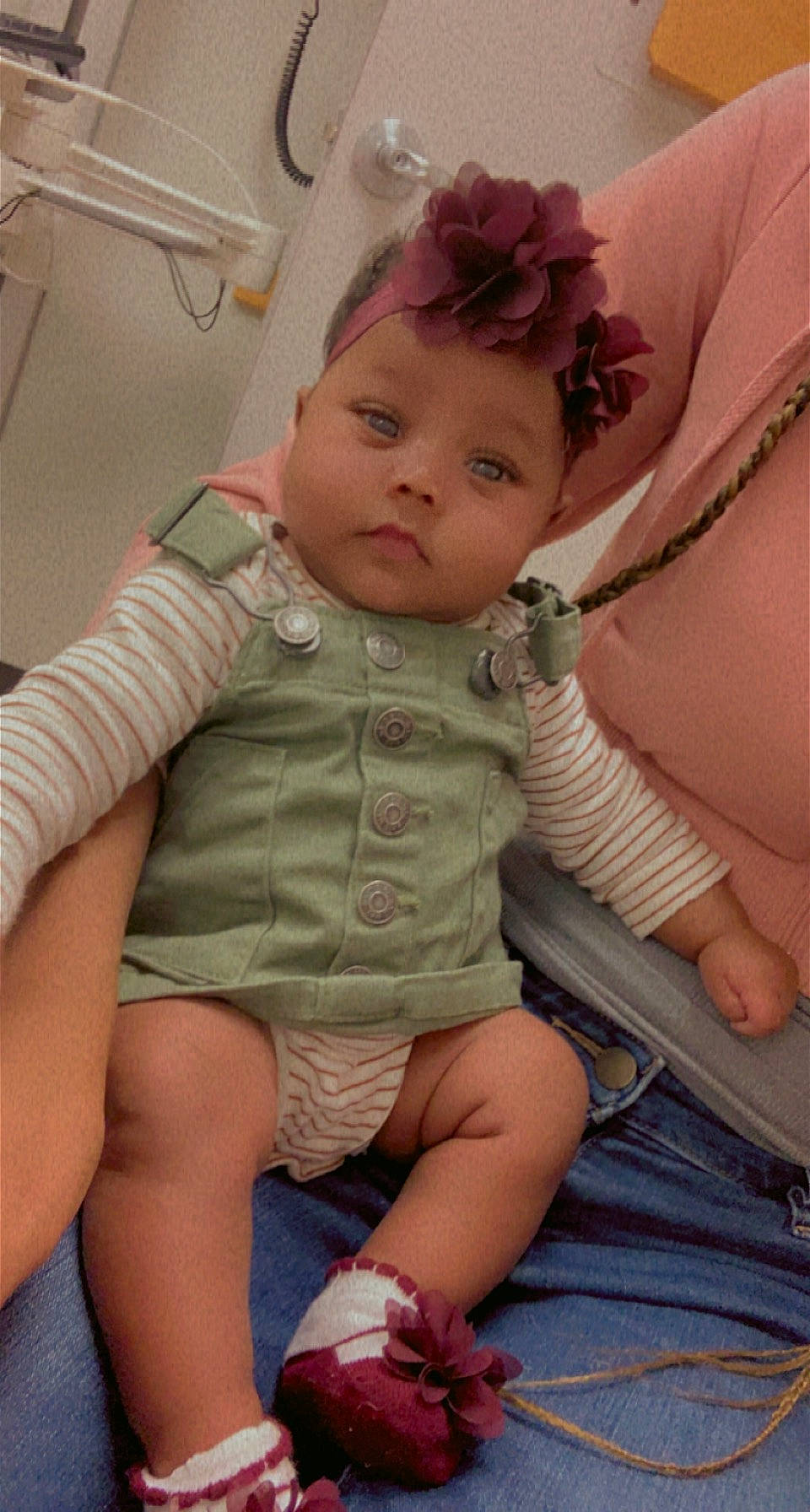 Ariyah joined the competition — help win amazing prizes! arm, baby_toddler_clothing, cheek, clothing, eye, eyelash, face, finger, hair, hand, happy, iris, leg, lip, mouth, nose, person, pink, skin, sleeve