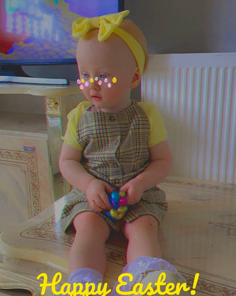 Frances joined the competition — help win amazing prizes! child, doll, person, play, toddler, toy, yellow