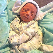 Pharaoh joined the competition — help win amazing prizes! newborn, baby, sleeping, blanket, onesie, baby_clothes, soft, cute, infant, peaceful, indoors, headwear, cozy, wrapped, person, small, resting, baby_hat, comfort, sleep