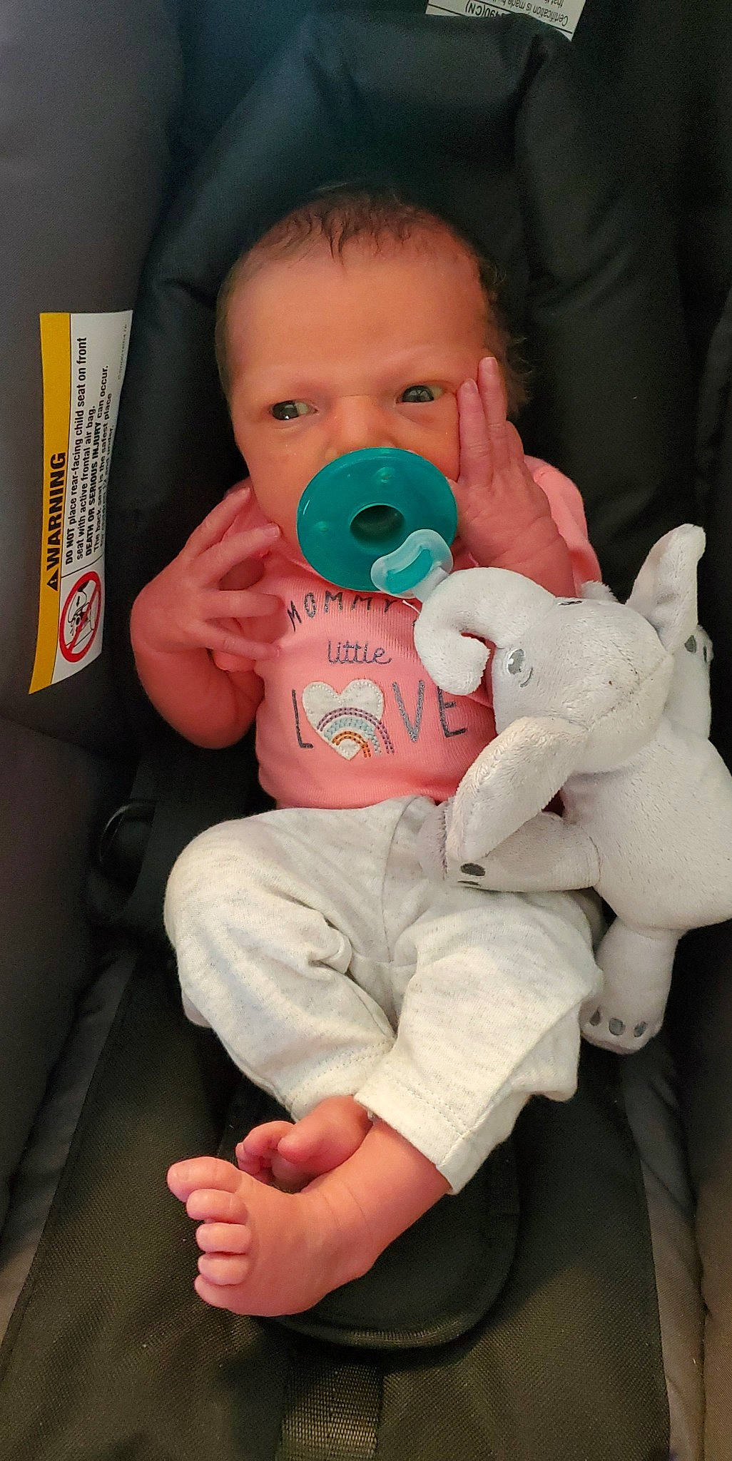 Astrid joined the competition — help win amazing prizes! baby, baby_playing_with_toys, baby_toddler_clothing, cheek, comfort, drinkware, ear, eye, face, facial_expression, finger, gesture, happy, head, human, mouth, nose, person, skin, toddler