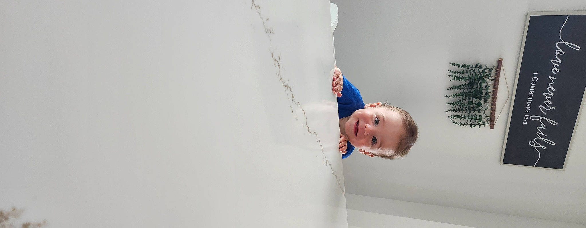 Jett joined the competition — help win amazing prizes! art, ceiling, child, elbow, electric_blue, eyelash, fun, happy, joy, person, plant, plaster, portrait_photography, room, smile, toddler, wood