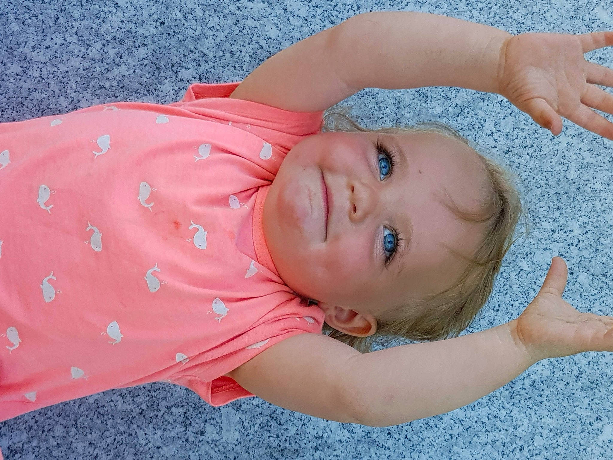 Saoirse participe au concours pour gagner de l'argent avec cette photo : baby, cheek, child, ear, face, head, joy, mouth, neck, nose, person, pink, skin, toddler