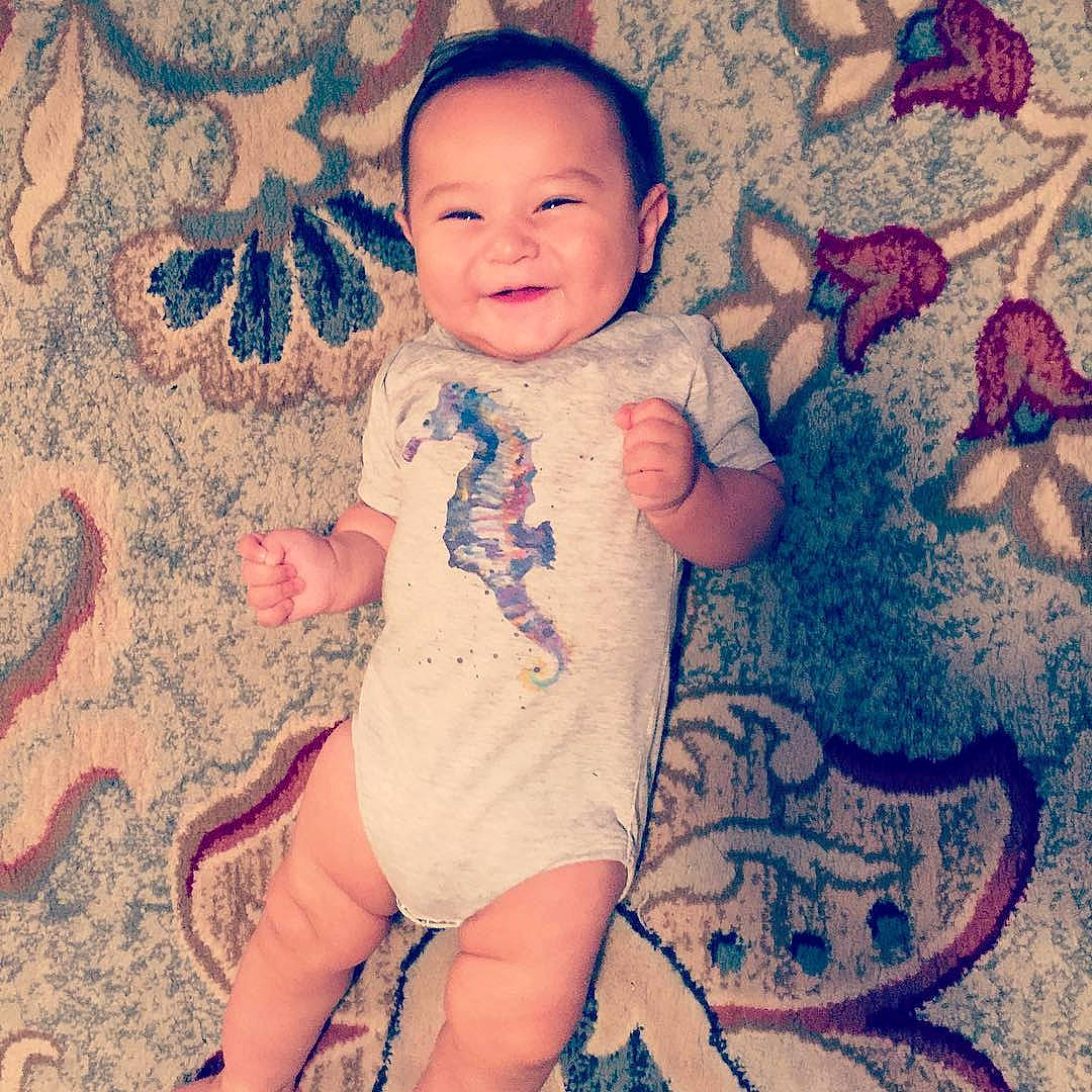 Abram joined the competition — help win amazing prizes! cheek, child, eye, fun, girl, happiness, infant, organ, pattern, person, pink, skin, smile, toddler