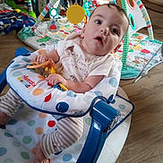 Michael is registered to the contest to win money with this photo: baby, bodypart, box, clothing, couch, crib, face, finger, furniture, hand, hat, head, infantbed, newborn, pattern, person, photography, portrait, sitting, toy