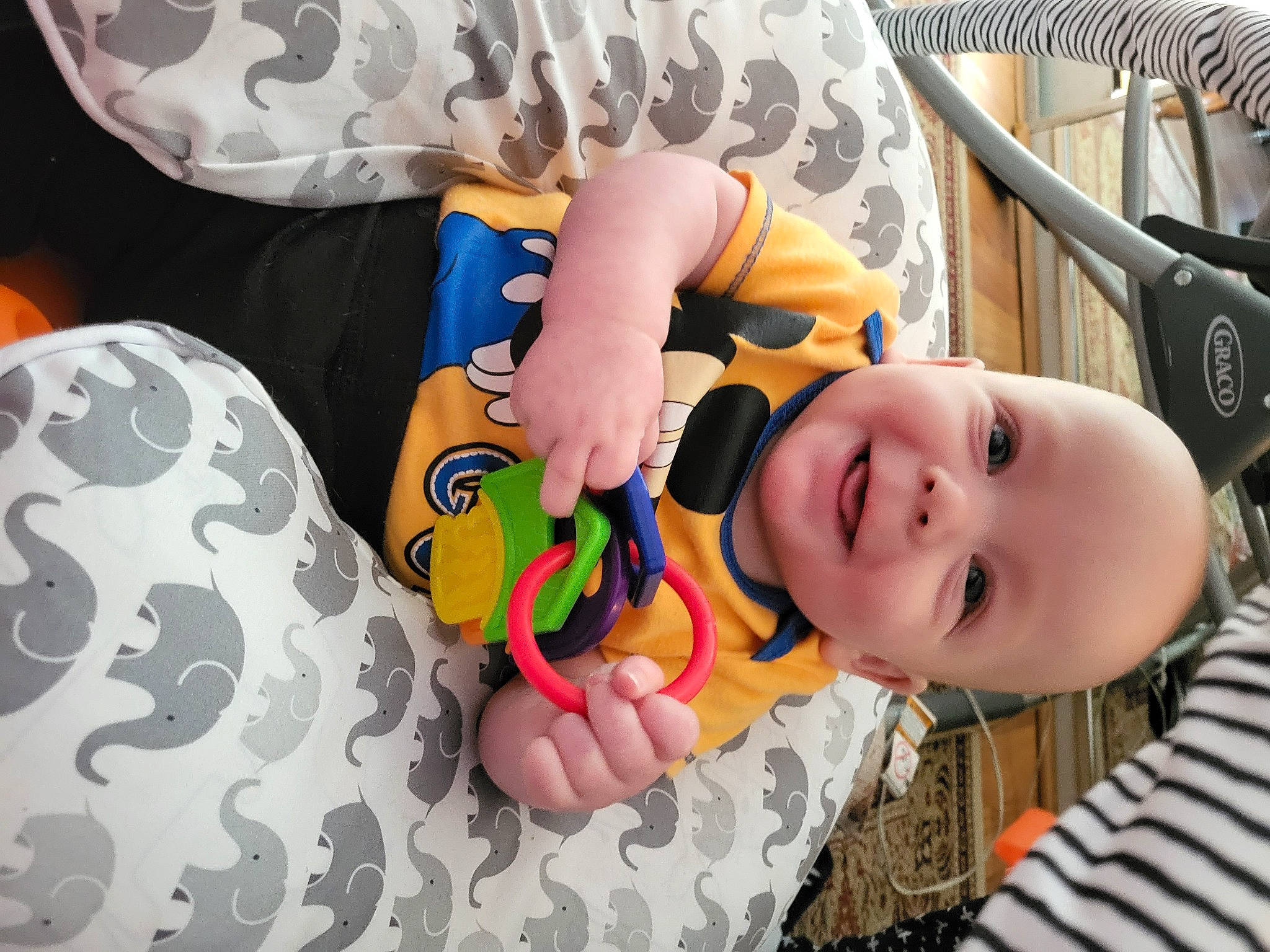 Nikolai joined the competition — help win amazing prizes! baby, baby_toddler_clothing, cheek, comfort, eye, facial_expression, finger, fun, gesture, hairstyle, happy, head, human, joy, mammal, mouth, person, product, skin, smile