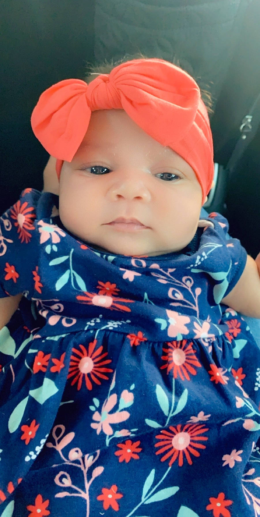 Kyah is registered to the contest to win money with this photo: baby, beauty, cheek, child, ear, eye, face, head, headgear, headwear, lip, person, skin, smile, toddler