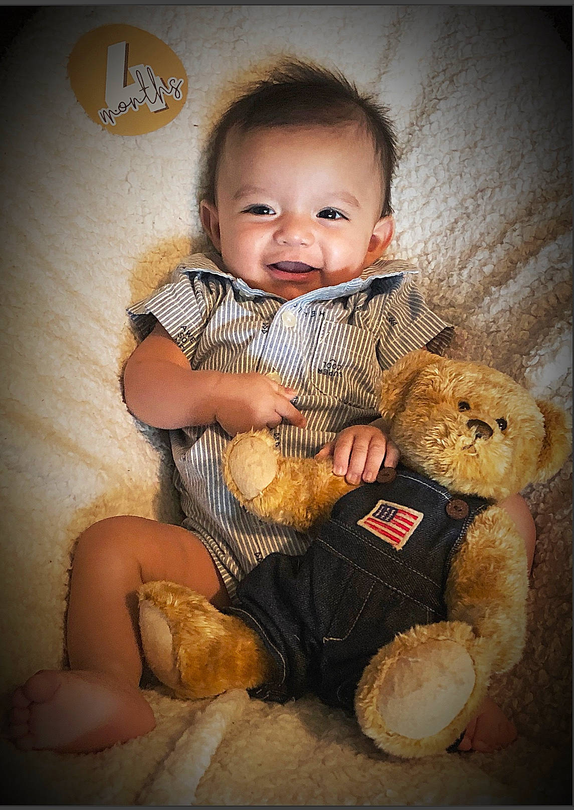 Josue joined the competition — help win amazing prizes! baby, cheek, child, person, photography, portrait, skin, stuffed_toy, teddy_bear, toddler, toy