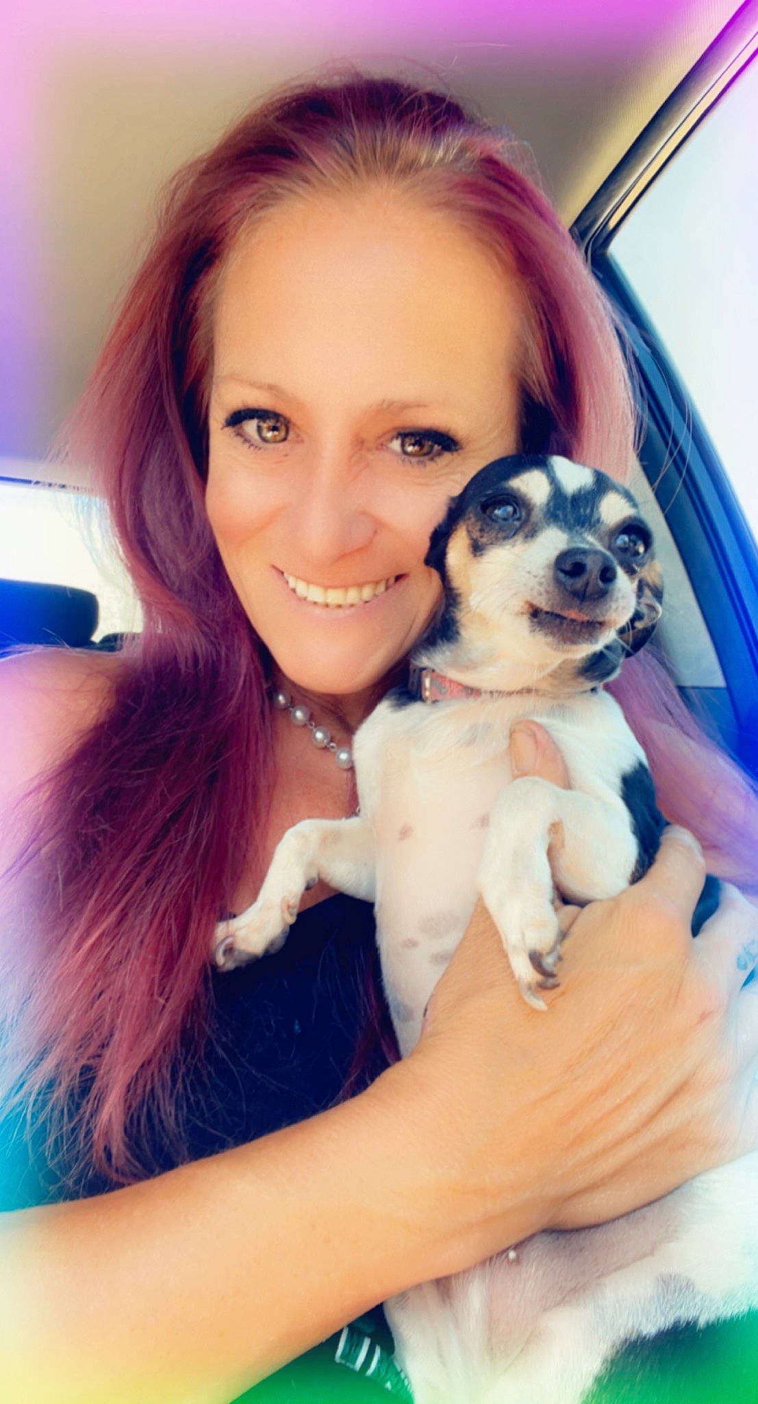 Roxanne Aka Tail is registered to the contest to win money with this photo: carnivore, comfort, companion_dog, dog, dog_breed, dress, ear, eye, eyebrow, eyelash, fawn, flash_photography, hand, happy, iris, long_hair, skin, smile, snout, toy_dog