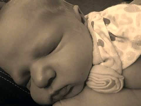 Gracelyn joined the competition — help win amazing prizes! baby, bedtime, birth, black_and_white, cheek, child, gesture, hand, head, love, mouth, nap, nose, person, photography, sleep, smile, toddler