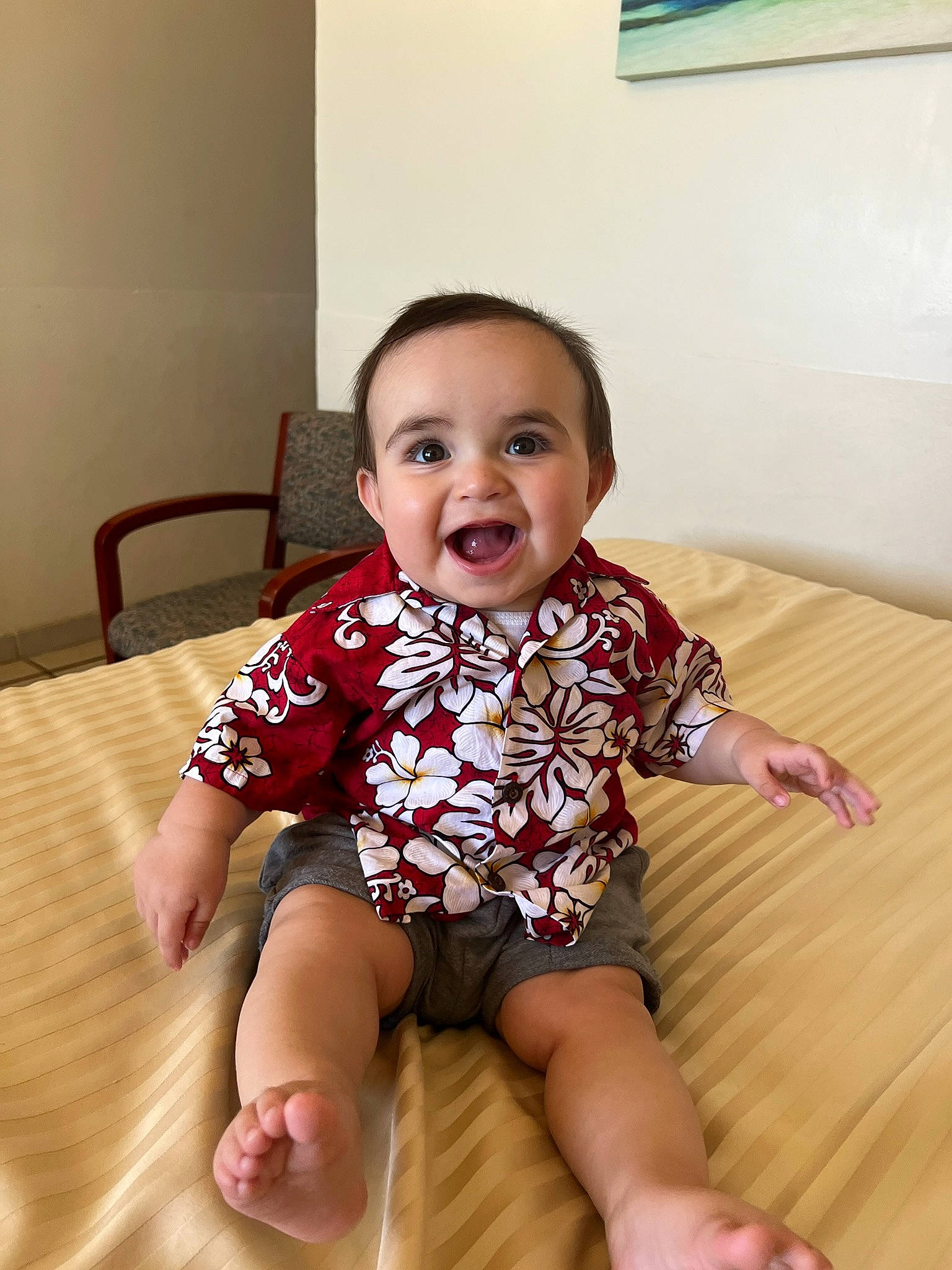 Benny joined the competition — help win amazing prizes! baby_toddler_clothing, cheek, child, comfort, dress, facial_expression, finger, floor, flooring, happy, human_body, joint, joy, neck, person, skin, sleeve, smile, thigh, thumb