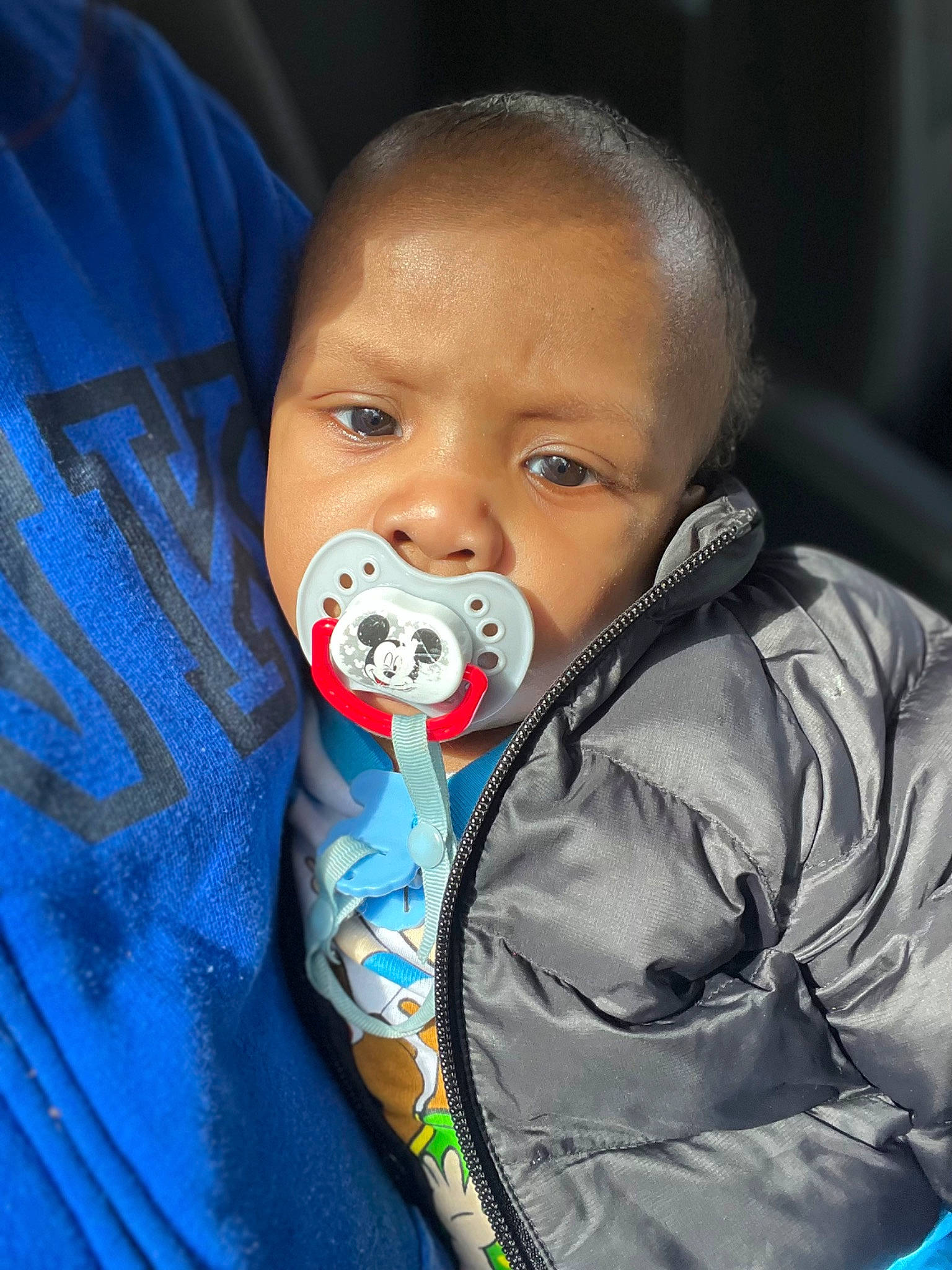 Milo joined the competition — help win amazing prizes! baby, baby_toddler_clothing, cheek, child, chin, comfort, drinkware, ear, electric_blue, eyebrow, eyelash, happy, iris, lip, mouth, nose, outerwear, person, skin, sleeve