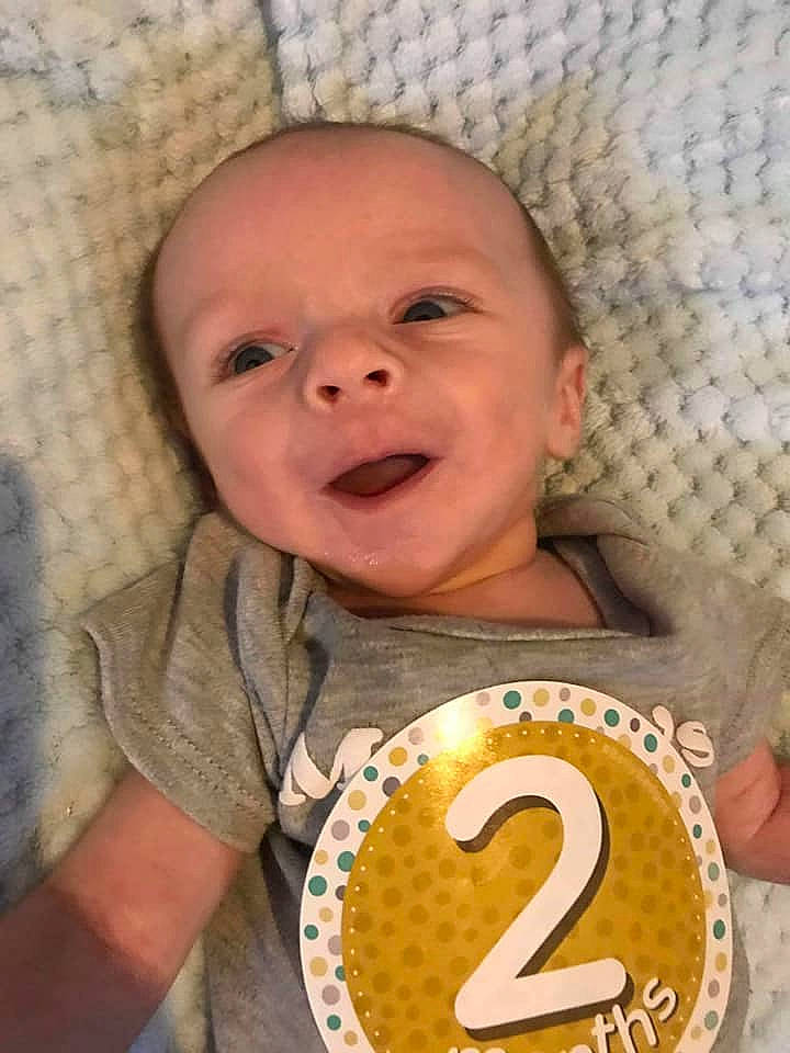 Alexander is registered to the contest to win money with this photo: baby, cheek, child, face, facial_expression, happy, head, nose, person, smile, toddler