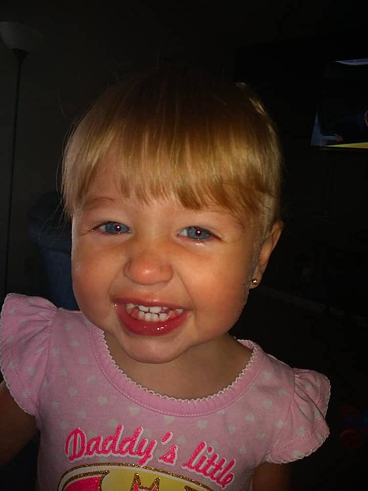 Alanna is registered to the contest to win money with this photo: baby_toddler_clothing, cheek, chin, ear, eyebrow, eyelash, face, forehead, gesture, happy, head, iris, jaw, lip, mouth, nose, person, skin, smile, toddler