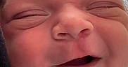 Mason joined the competition — help win amazing prizes! baby, baby_clothes, blanket, cheeks, closeup, clothing, cute, eyes_closed, face, happy, head, infant, mouth, newborn, newborn_baby, person, skin, sleepy, smile, soft