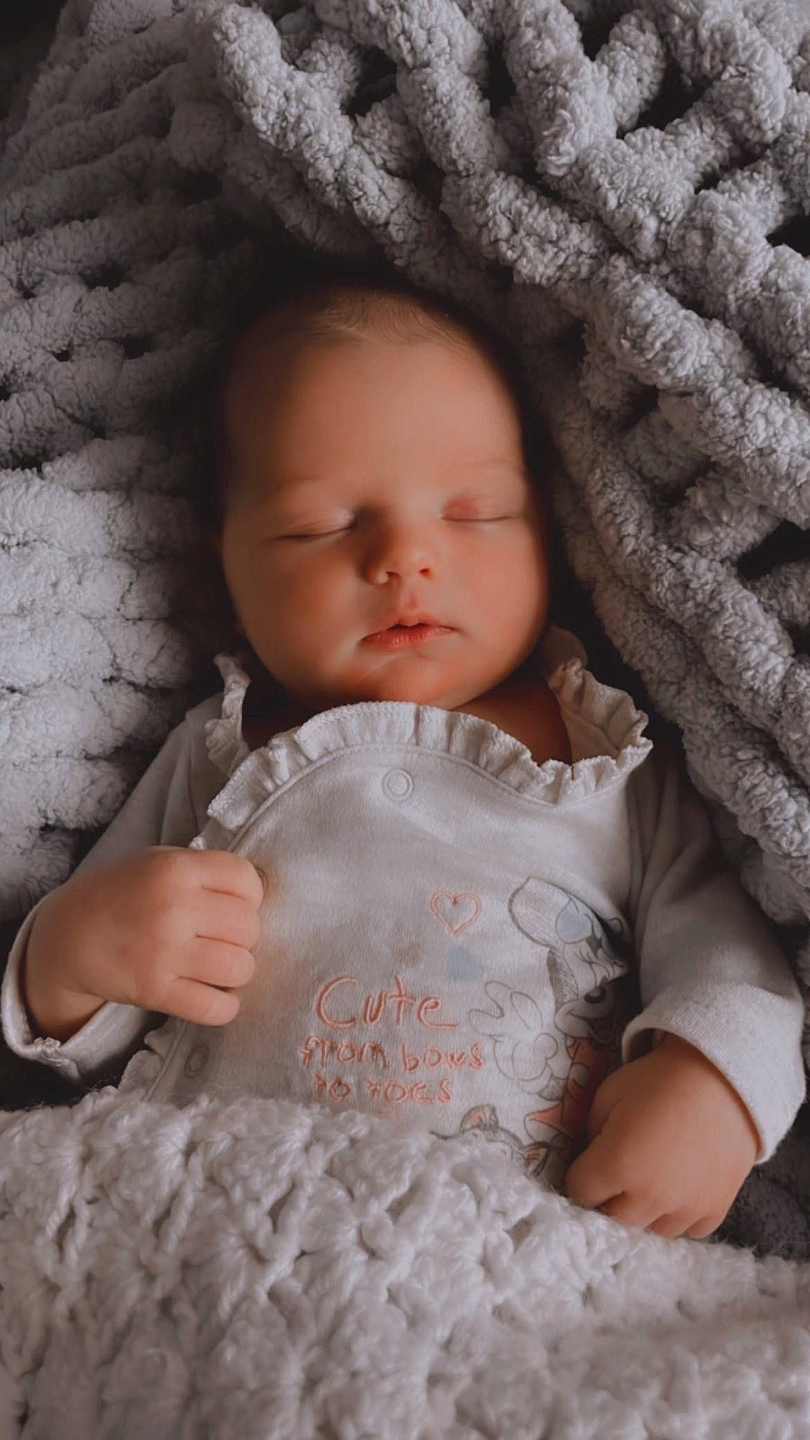 Saylor joined the competition — help win amazing prizes! baby_toddler_clothing, cheek, comfort, eye, eyebrow, eyelash, facial_expression, finger, flash_photography, hand, head, human, iris, lip, neck, nose, person, pink, skin, sleeve