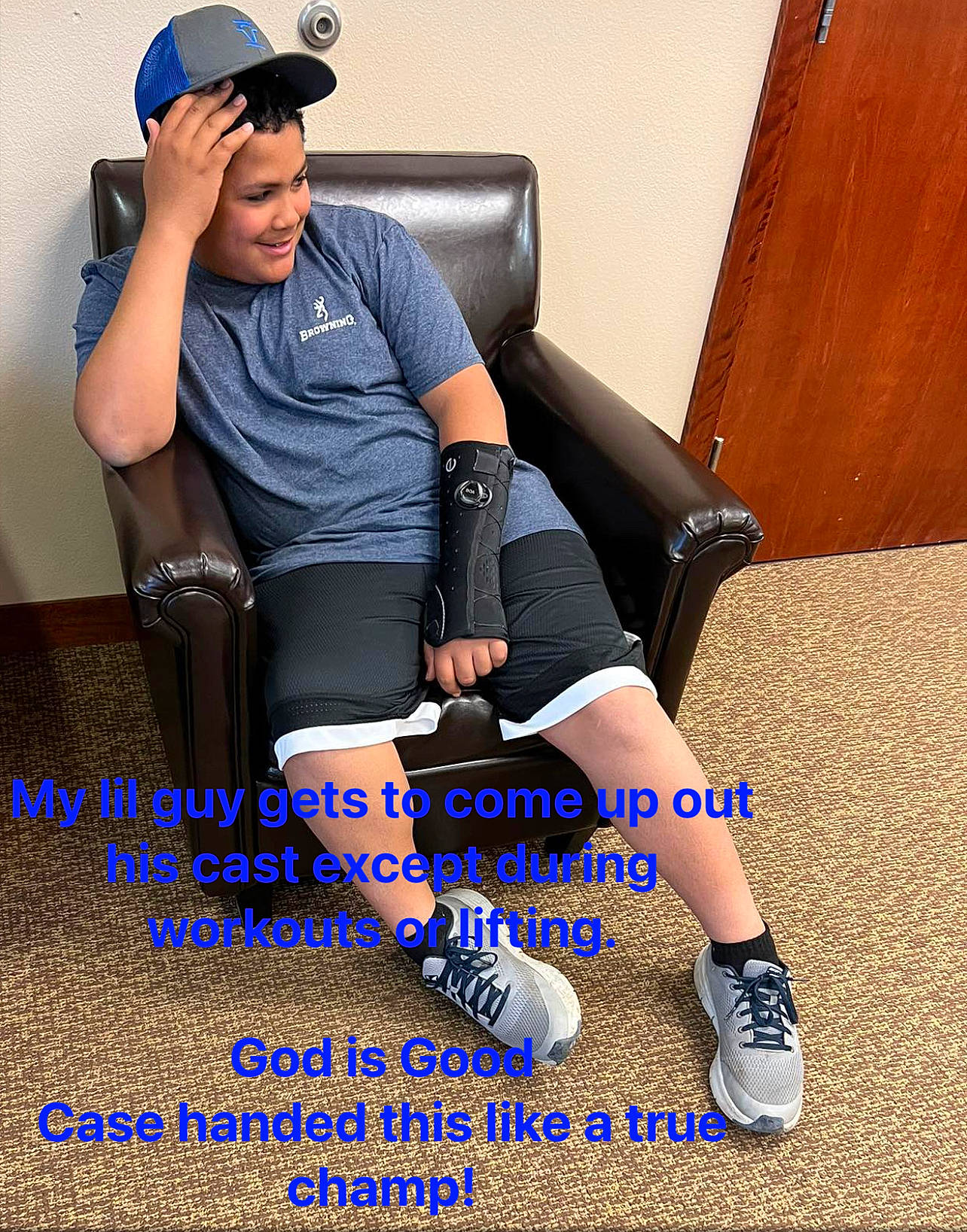 Case joined the competition — help win amazing prizes! baseball_cap, blue, cap, cool, electric_blue, eyewear, flash_photography, goggles, hat, joy, knee, leg, person, shoe, shorts, sleeve, sneakers, sportswear, street_fashion, sunglasses