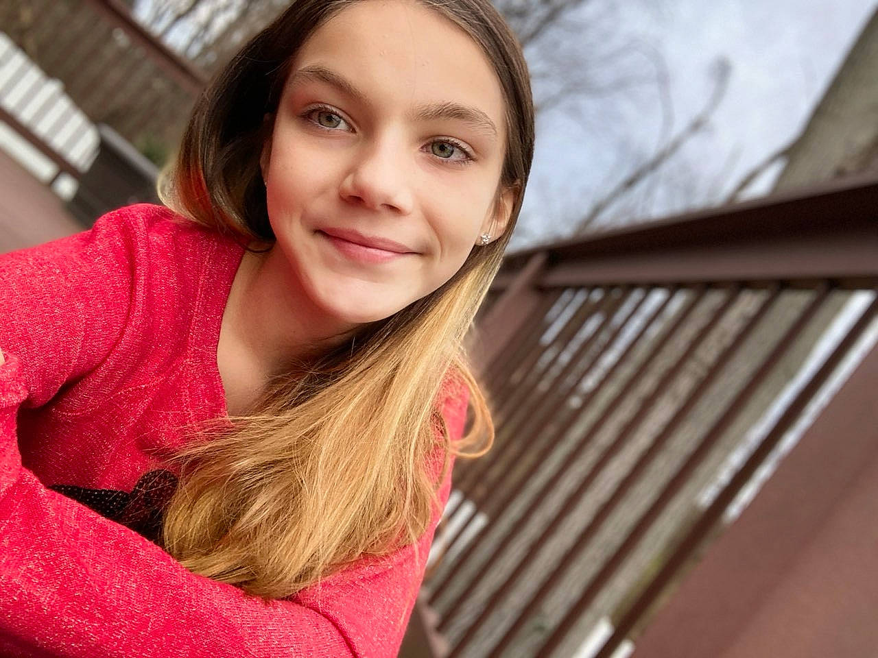 Gianna is registered to the contest to win money with this photo: black_hair, blond, brown_hair, cheek, chin, eye, eyebrow, flash_photography, fun, grass, happy, iris, joy, leisure, lip, long_hair, nose, person, skin, sleeve