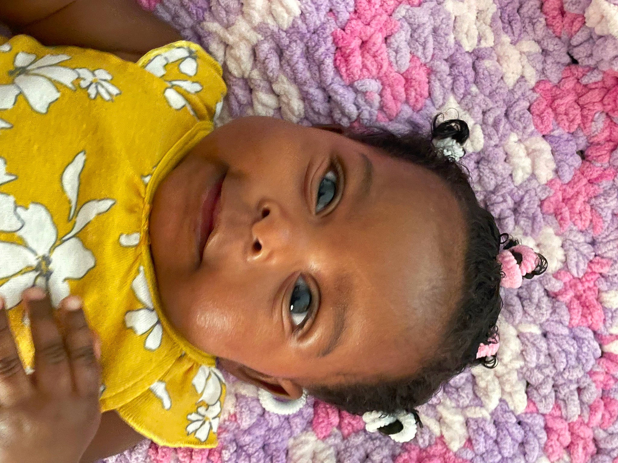 Julianne joined the competition — help win amazing prizes! baby, cheek, child, close_up, eye, eyelash, face, fashion_accessory, fun, happy, head, iris, lip, magenta, nose, person, pink, portrait_photography, skin, smile