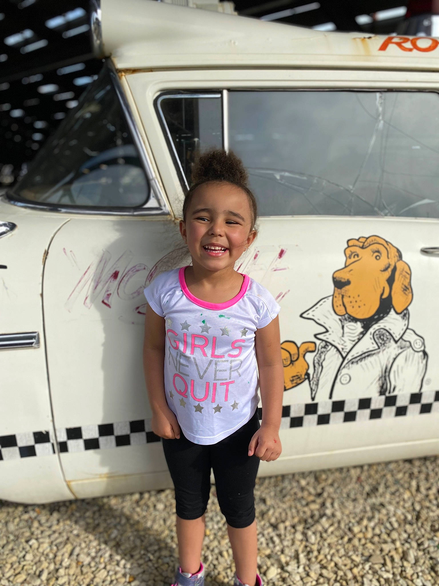 Adalynn joined the competition — help win amazing prizes! aerospace_manufacturer, aircraft, airplane, art, automotive_design, automotive_exterior, aviation, fun, general_aviation, joy, monoplane, motor_vehicle, person, recreation, shorts, smile, t_shirt, toddler, travel, vehicle