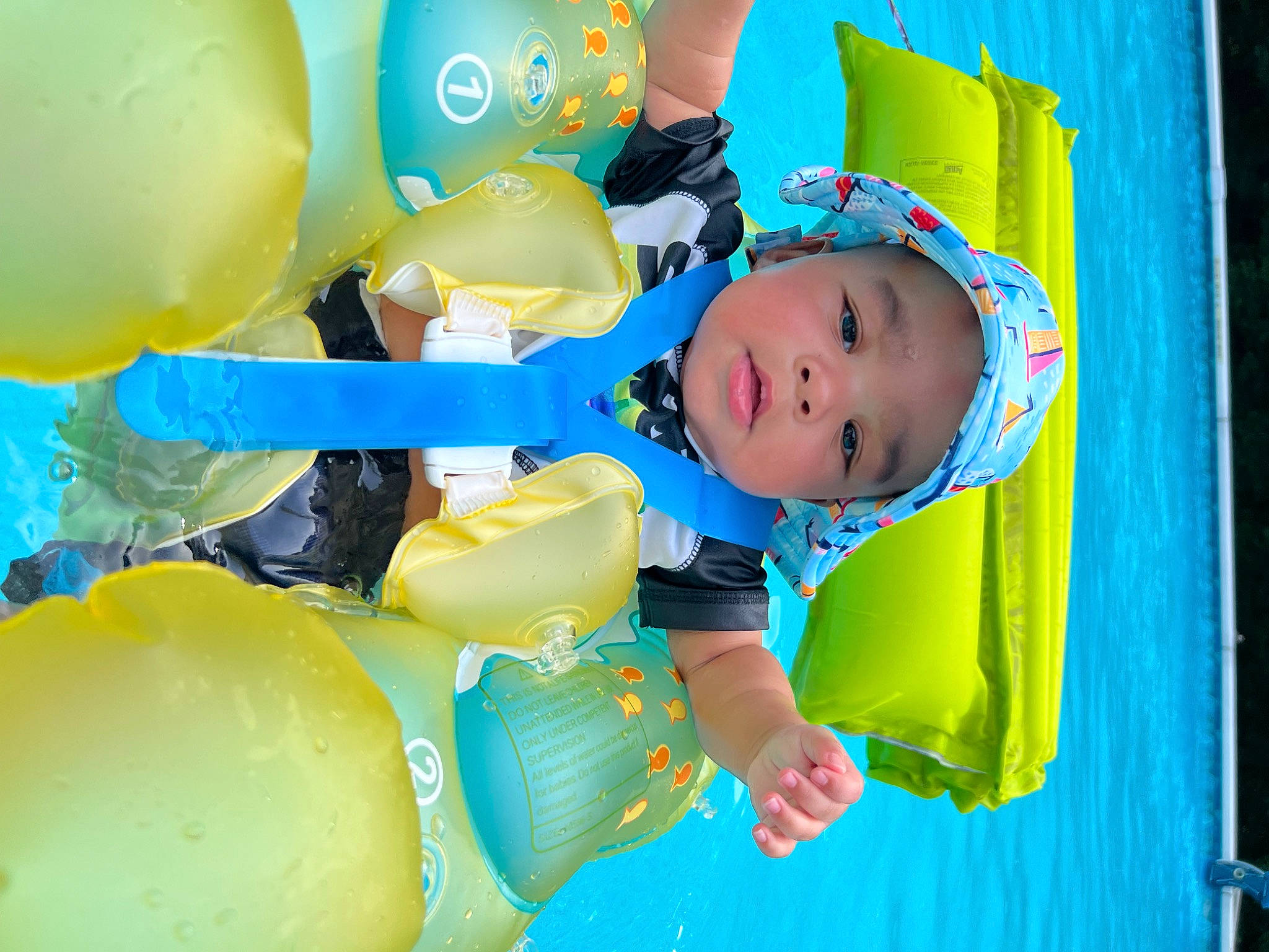 Oliver joined the competition — help win amazing prizes! aqua, art, azure, baby, baby_toddler_clothing, balloon, beauty, child, electric_blue, fun, green, happy, headwear, leisure, party_supply, person, play, product, recreation, toddler