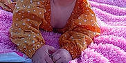 Oceann joined the competition — help win amazing prizes! baby, blanket, butterfly_stickers, child, curious, cute, face, feet, field, grass, hands, infant, nature, outdoor, pink_blanket, portrait, smiling, sunlight, yellow_outfit, young