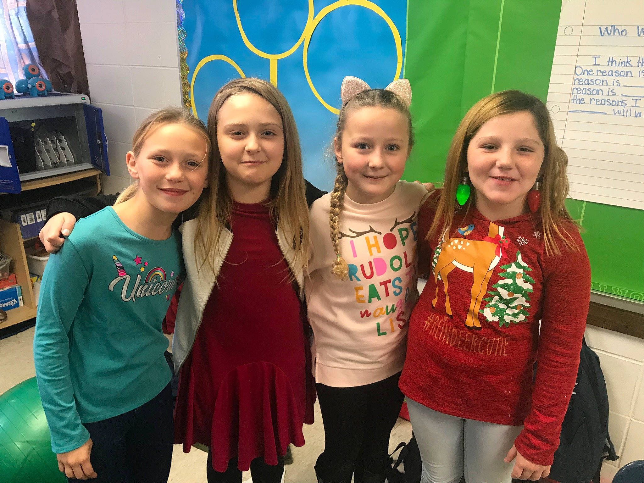 Rayne is registered to the contest to win money with this photo: art, child, competition, dress, event, fun, green, happy, joy, kindergarten, leisure, machine, party, person, room, smile, t_shirt, team, toddler, uniform