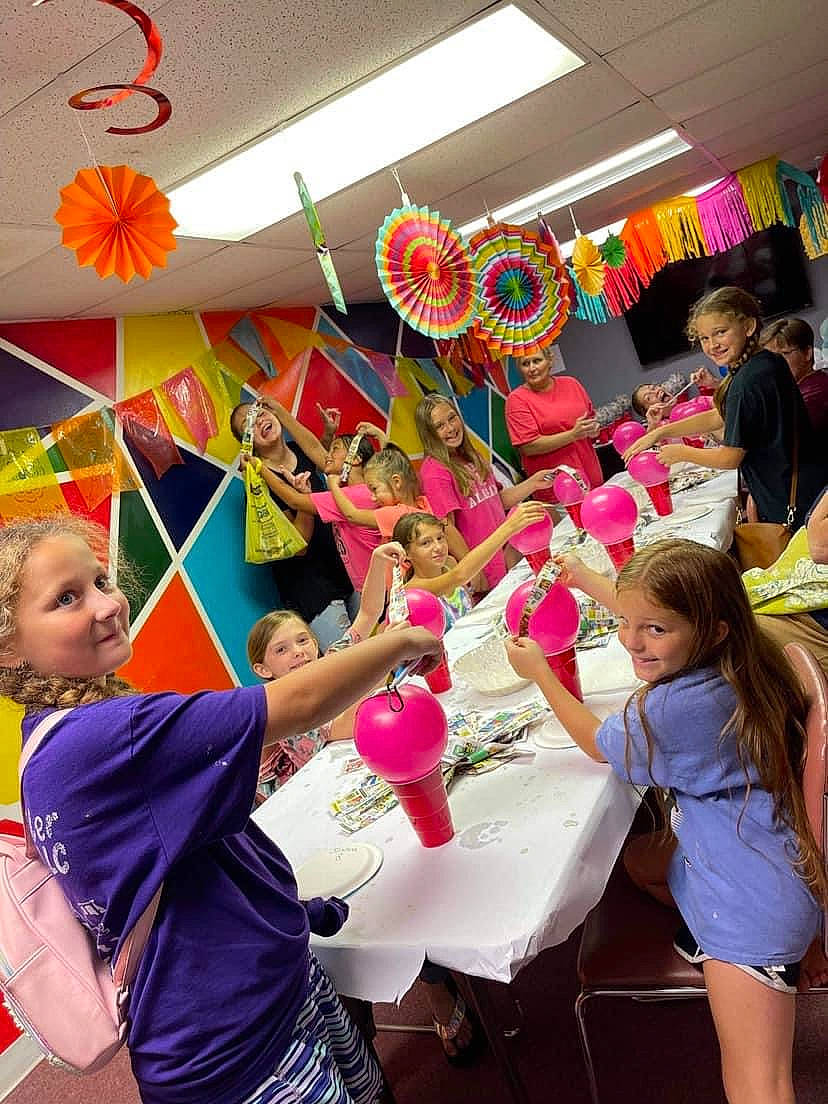 Rayne joined the competition — help win amazing prizes! birthday, child, event, fun, happy, hat, headwear, joy, leisure, magenta, party, party_supply, person, pink, play, recreation, room, shorts, sun_hat, t_shirt